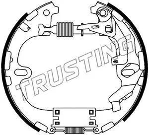 Brake Shoe Set (6332)