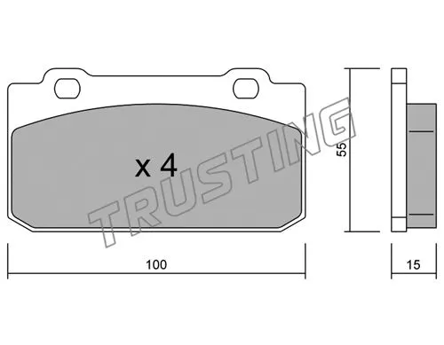 Brake Pad Set, disc brake (042.0)