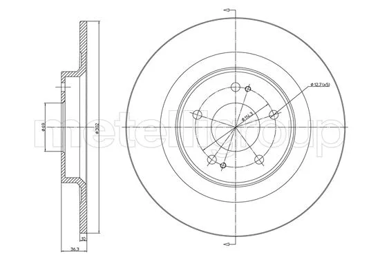 Brake Disc (DF1709)