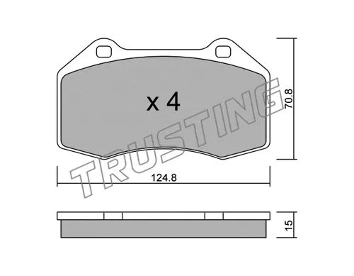 Brake Pad Set, disc brake (667.0)