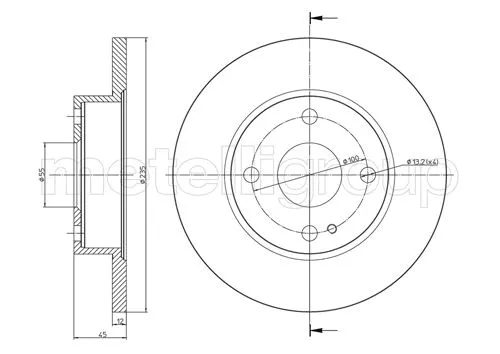 Brake Disc (DF844)
