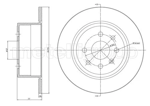 Brake Disc (DF184)