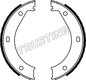 Brake Shoe Set, parking brake (019.023)