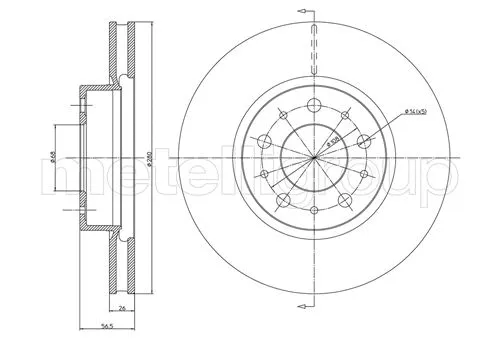 Brake Disc (DF465)