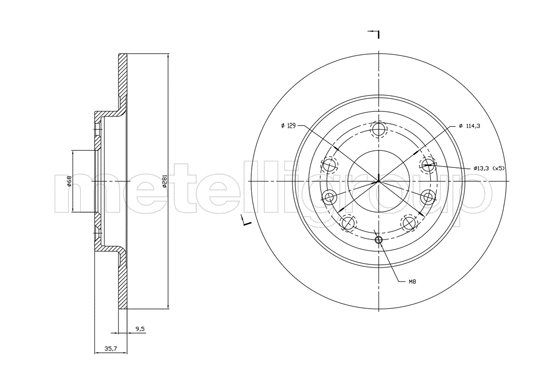 Brake Disc (DF1831)
