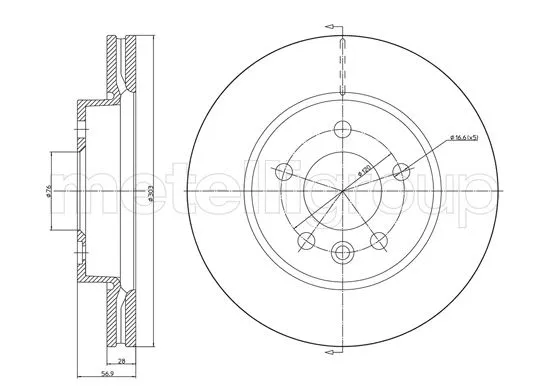 Brake Disc (DF1446)