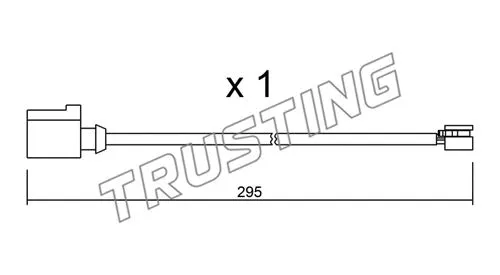 Warning Contact, brake pad wear (SU.273)