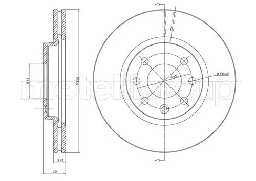 Brake Disc (DF793)