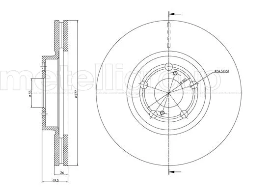 Brake Disc (DF461)