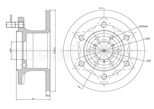 Brake Disc (DF587)