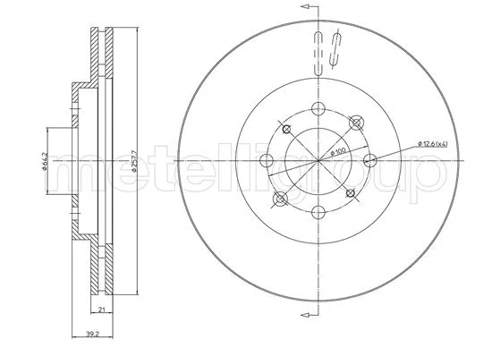 Brake Disc (DF1280)