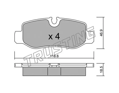 Brake Pad Set, disc brake (1047.0)