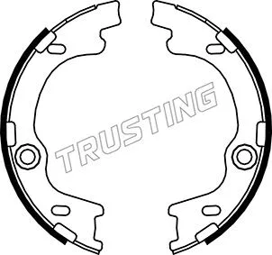 Brake Shoe Set, parking brake (046.221)