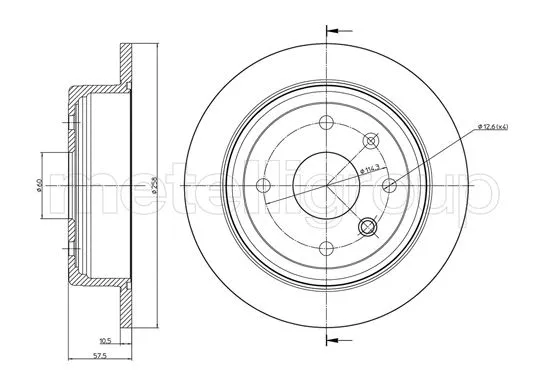 Brake Disc (DF092)