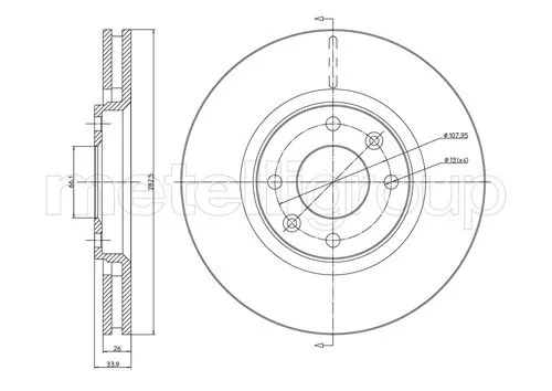 Brake Disc (DF687)