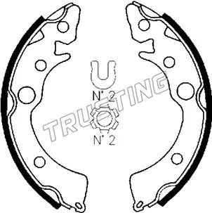 Brake Shoe Set (044.007)