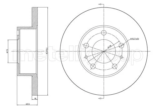 Brake Disc (DF186)