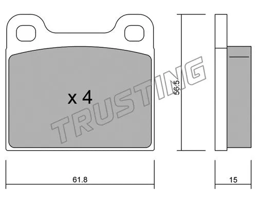 Brake Pad Set, disc brake (003.0)