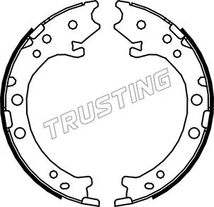 Brake Shoe Set, parking brake (044.026)