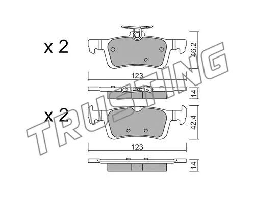 Brake Pad Set, disc brake (1002.1)