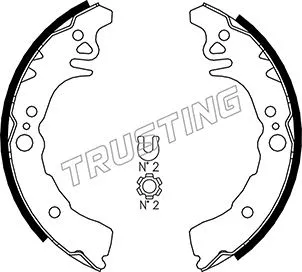 Brake Shoe Set (115.305)