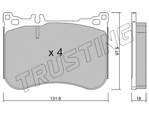 Brake Pad Set, disc brake (1197.0)