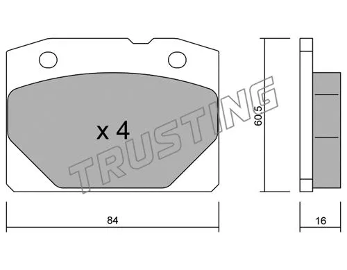 Brake Pad Set, disc brake (008.0)
