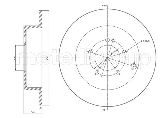 Brake Disc (DF1298)
