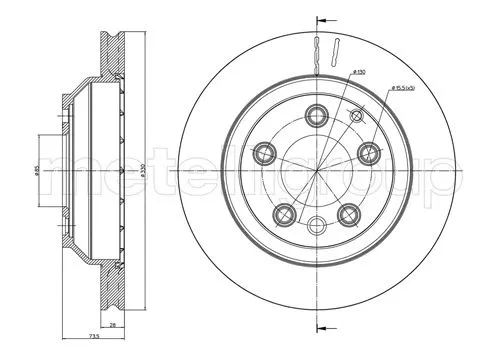 Brake Disc (DF561)