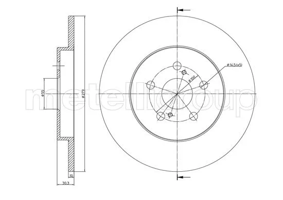 Brake Disc (DF1670)