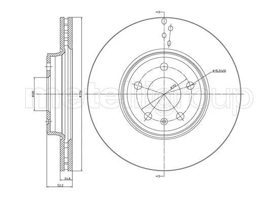 Brake Disc (DF1334)