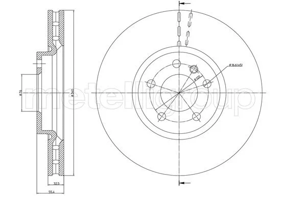 Brake Disc (DF1465)