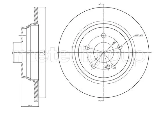 Brake Disc (DF1173)