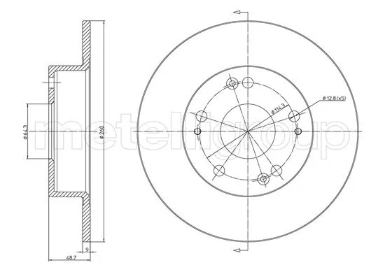 Brake Disc (DF1469)