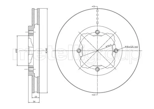 Brake Disc (DF355)
