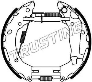 Brake Shoe Set (6457)