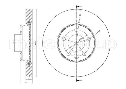 Brake Disc (DF979)