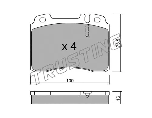 Brake Pad Set, disc brake (683.1)