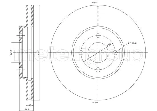 Brake Disc (DF1004)