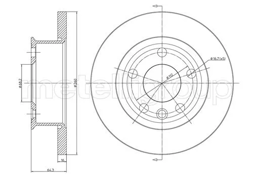 Brake Disc (DF220)