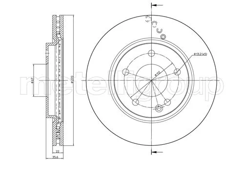 Brake Disc (DF811)