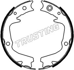 Brake Shoe Set, parking brake (110.337)