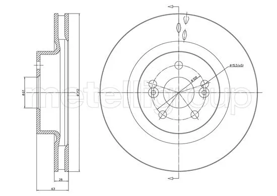 Brake Disc (DF1249)