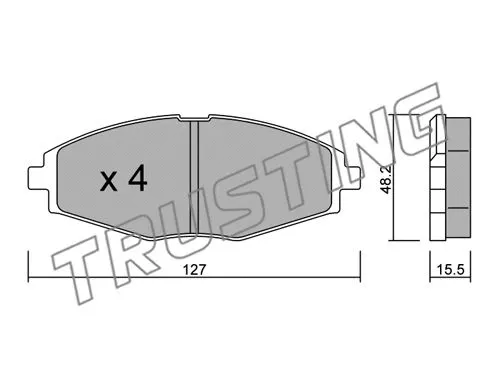 Brake Pad Set, disc brake (302.1)