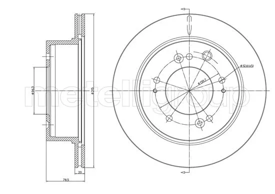 Brake Disc (DF1650)