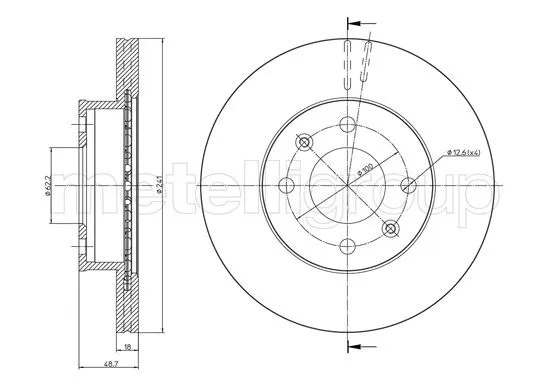 Brake Disc (DF1027)