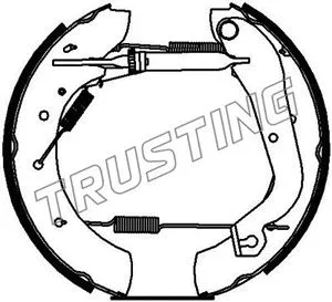 Brake Shoe Set (6207)