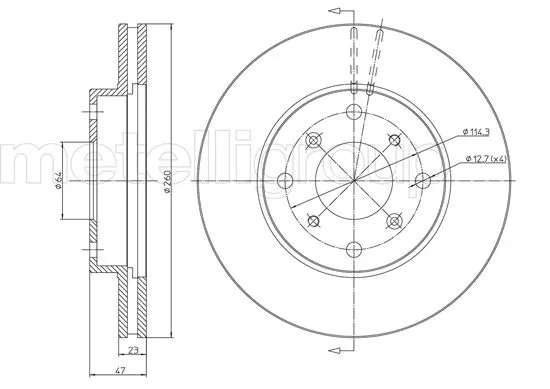 Brake Disc (DF354)