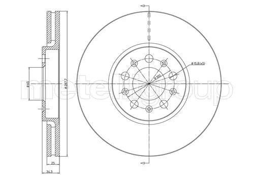 Brake Disc (DF468)