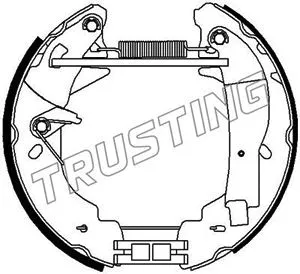 Brake Shoe Set (6351)